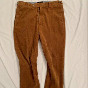 Beams + GOLDEN BROWN corduroy trousers